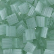 Miyuki tila 5x5mm kralen - Silk pale light green TL-2560